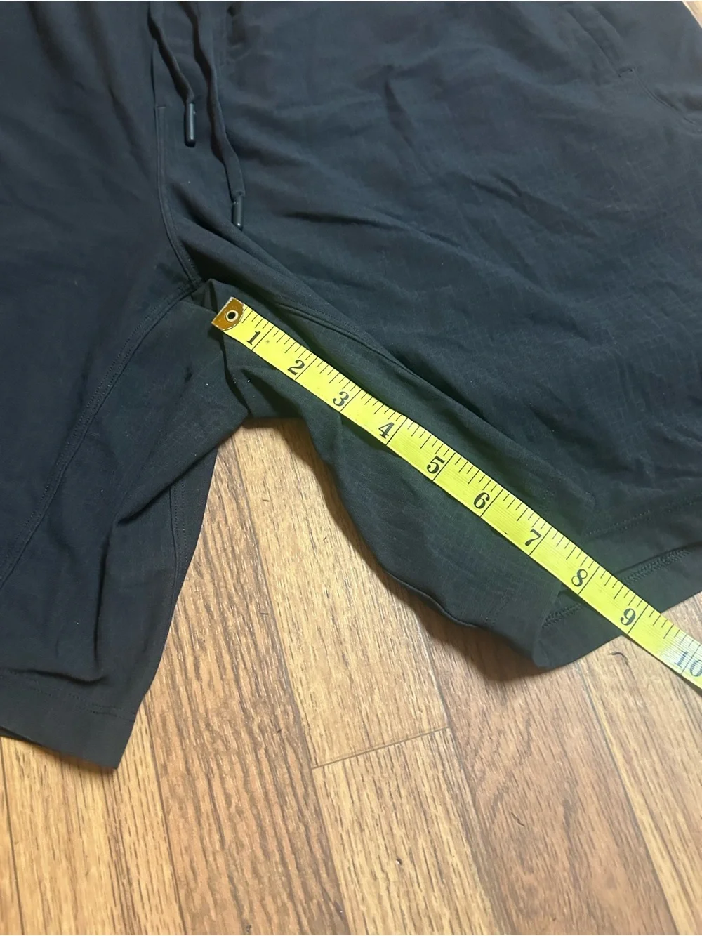 Lululemon Men's Black Performance Drawstring Shorts